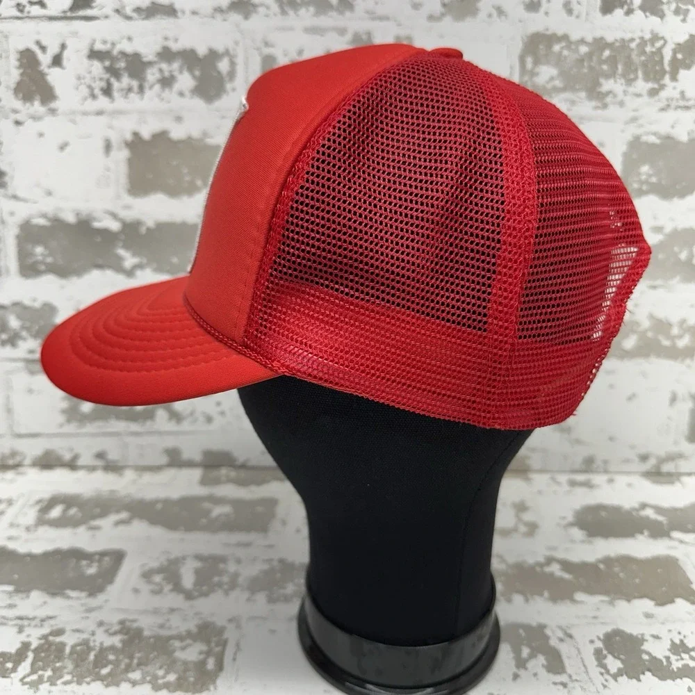 Gold Medal Headwear St Thomas Virgin Islands Trucker Hat Red Foam Front Mesh